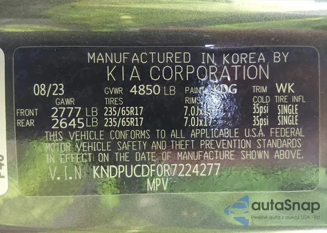 2024 Kia Sportage Lx from USA, damaged, VIN KNDPUCDF0R7224277